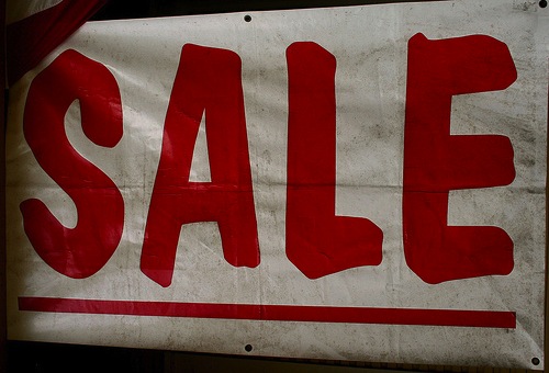 sale sign