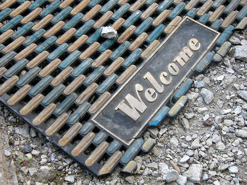 welcome mat