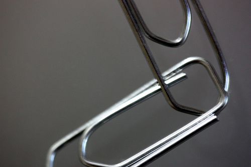 linked paperclips