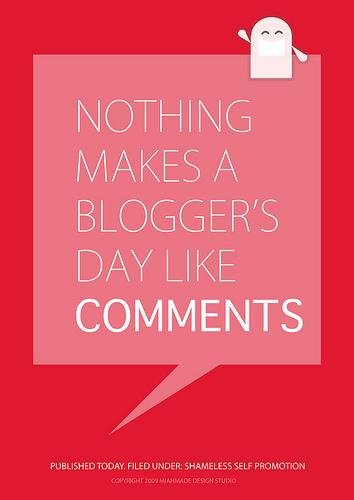 bloggers love comments