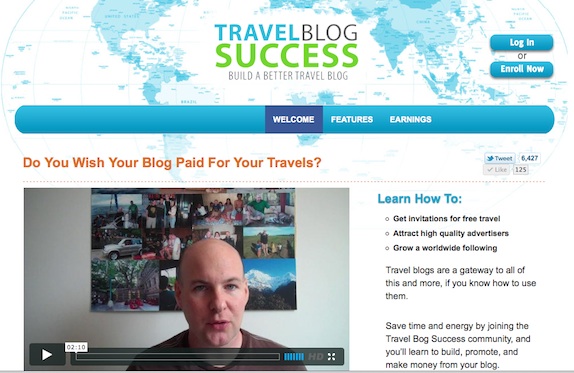 travel blog success