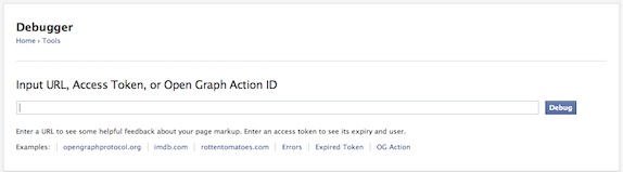 facebook debug tool